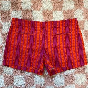 GAP Printed Canvas Cotton Chino Shorts Sz 0